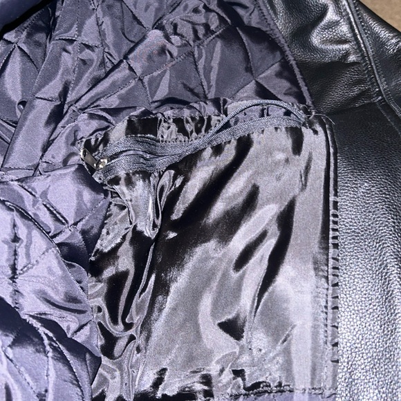 Lined LEATHER JACKET - Picture 4 of 6